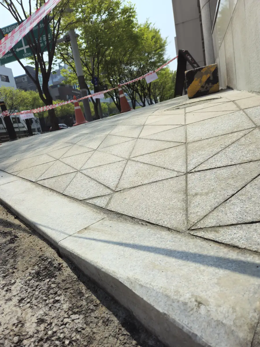 강서 데코콘크리트 진입로공사 시공 후