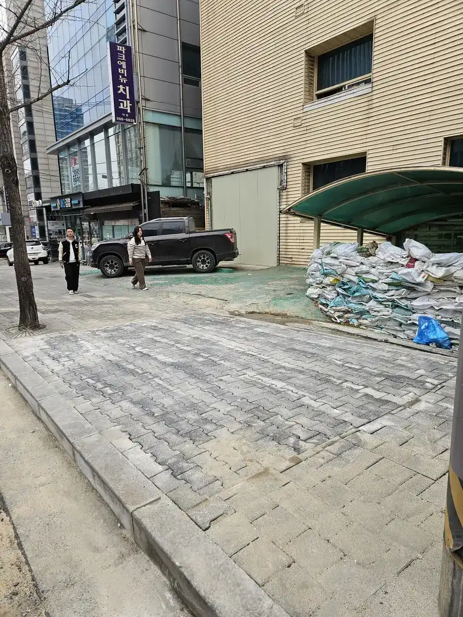 투수콘포장공사 시공 현장 2